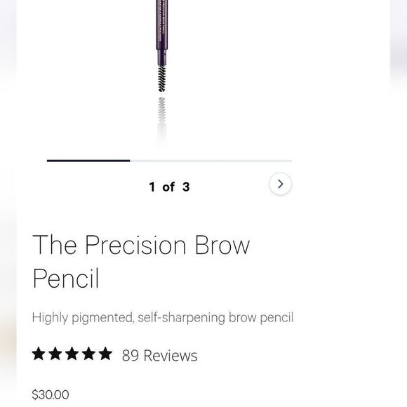 Kevyn Aucoin's Precision Brow Pencil In Ash Blonde High pigment self-sharpen NEW - Picture 4 of 11
